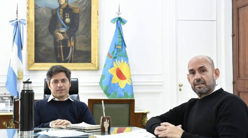 SANZIO SE REUNIO CON EL GOBERNADOR DE LA PROVINCIA DE BUENOS AIRES AXEL KICILLOF (VIDEO)